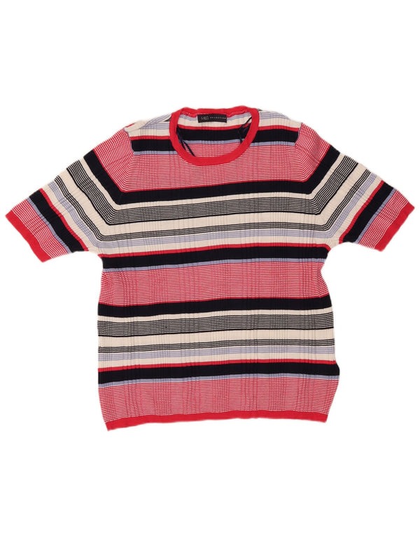 MARKS & SPENCER Γυναικείο πουλόβερ με λαιμόκοψη UK 20 2XL πολύχρωμο