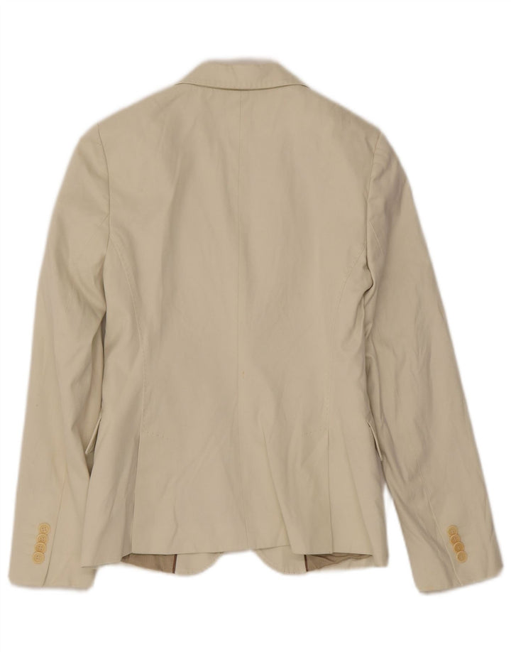 Massimo Dutti Ανδρικό σακάκι μπλέιζερ EU 38 Small Off White Βαμβακερό