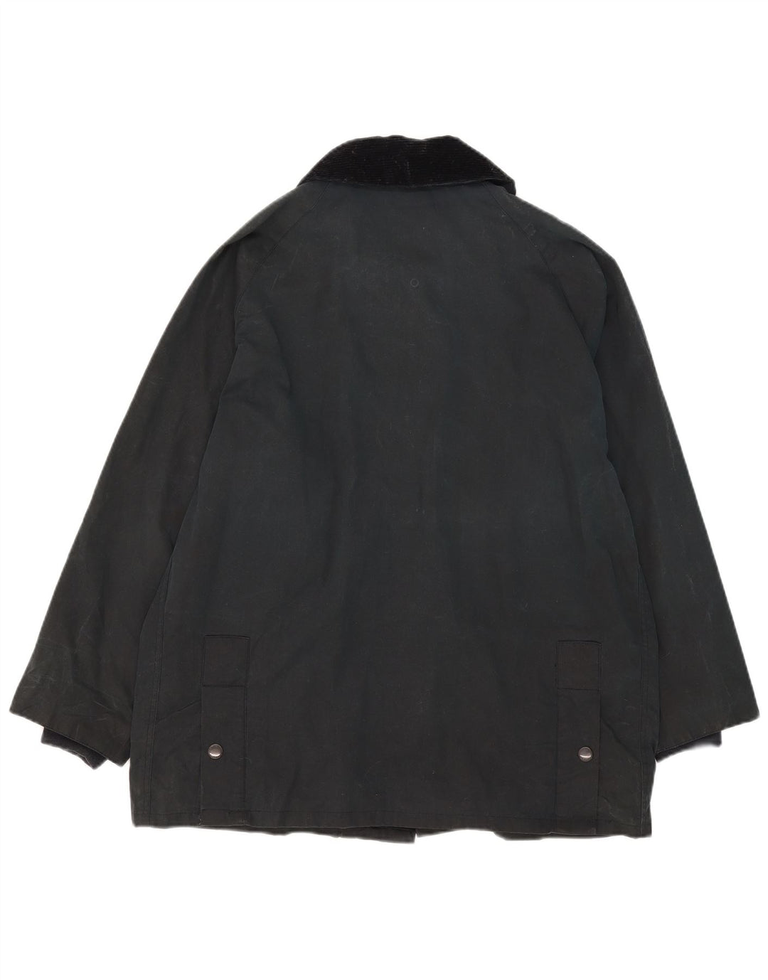Zara Ανδρικό κερωμένο βαμβακερό μπουφάν UK 38 Medium Navy Blue Cotton