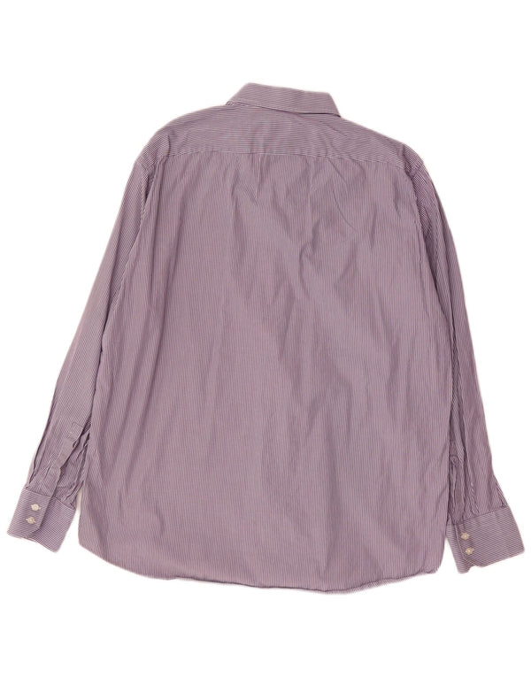 Ανδρικό πουκάμισο Hugo Boss Regular Fit Size 17 1/2 XL Purple Pinstripe