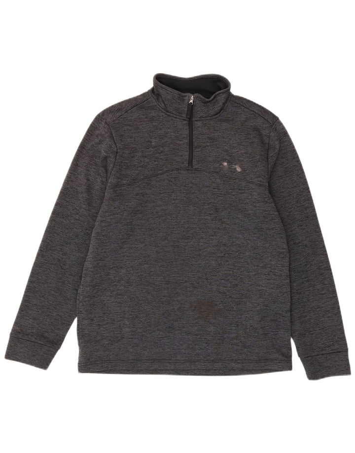 Ανδρικό φούτερ Under Armour Cold Gear με φερμουάρ, μεσαίο γκρι φούτερ