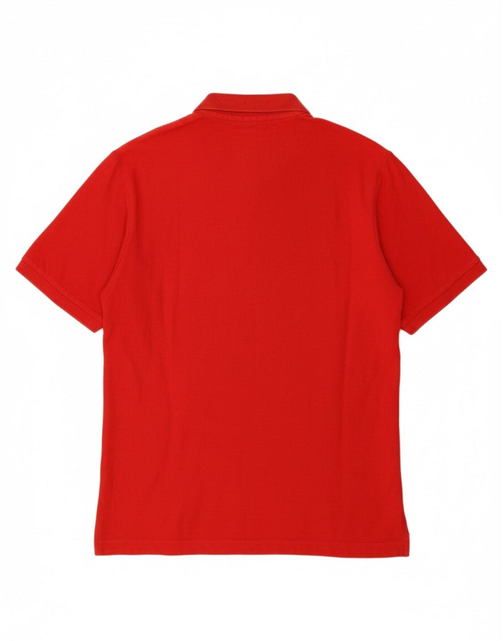 FILA Mens Polo Shirt Medium Red Cotton
