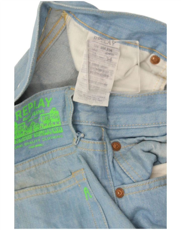 Ανδρικό τζιν Replay Flared W30 L34 Blue Cotton