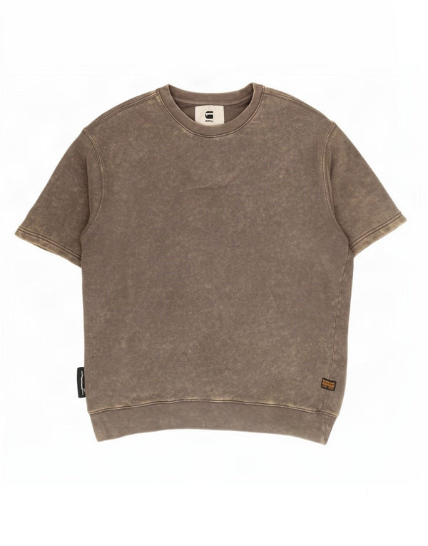 Ανδρικό T-Shirt G-Star Top μεγάλο γκρι βαμβακερό