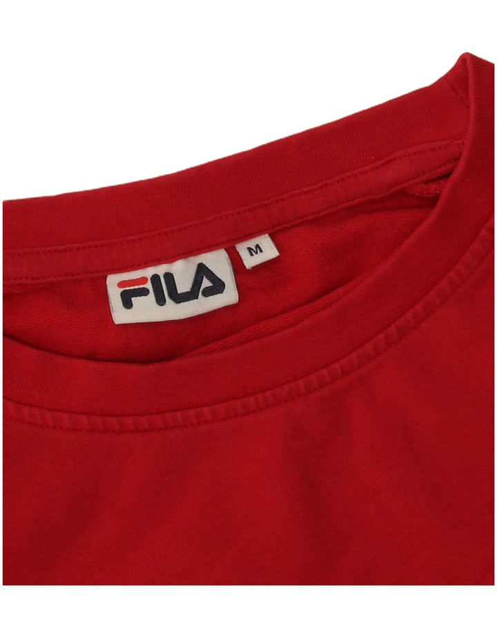 Fila Γυναικείο Φούτερ γραφικό Jumper UK 14 Medium Red