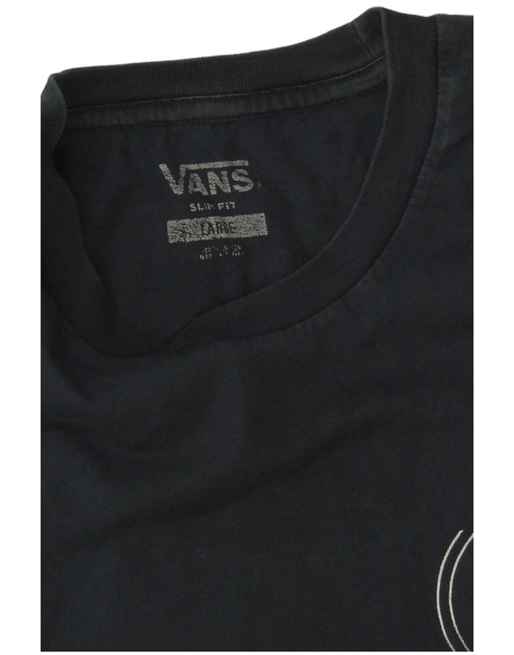 Ανδρικό T-Shirt Vans Slim Fit Top Large Navy Blue
