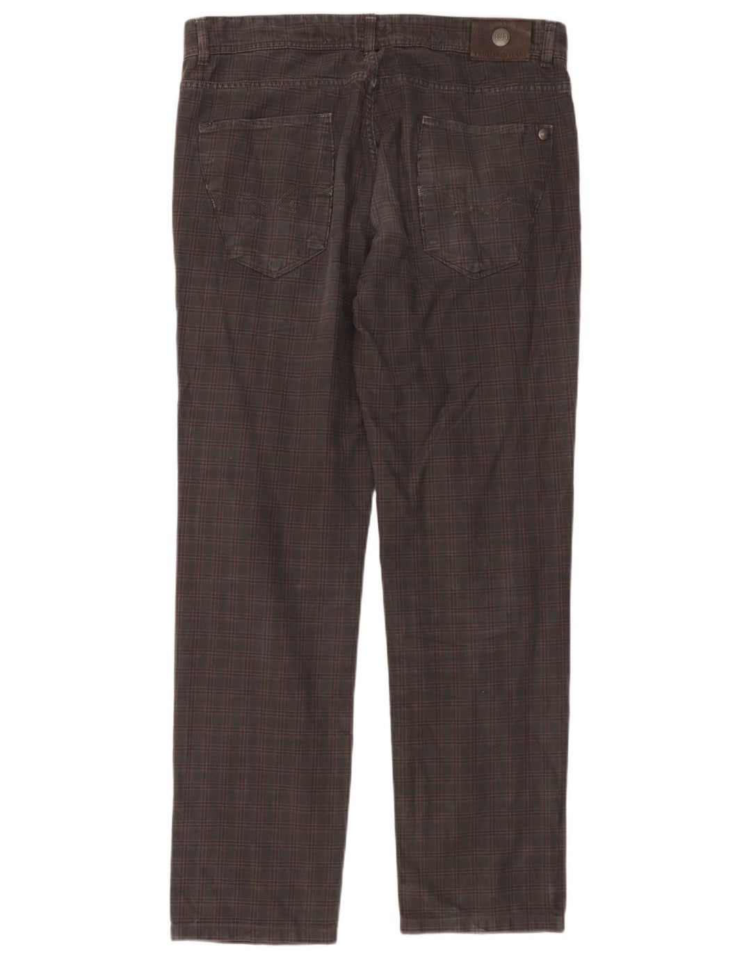 Ανδρικό ίσιο casual παντελόνι Trussardi W36 L32 Grey Check