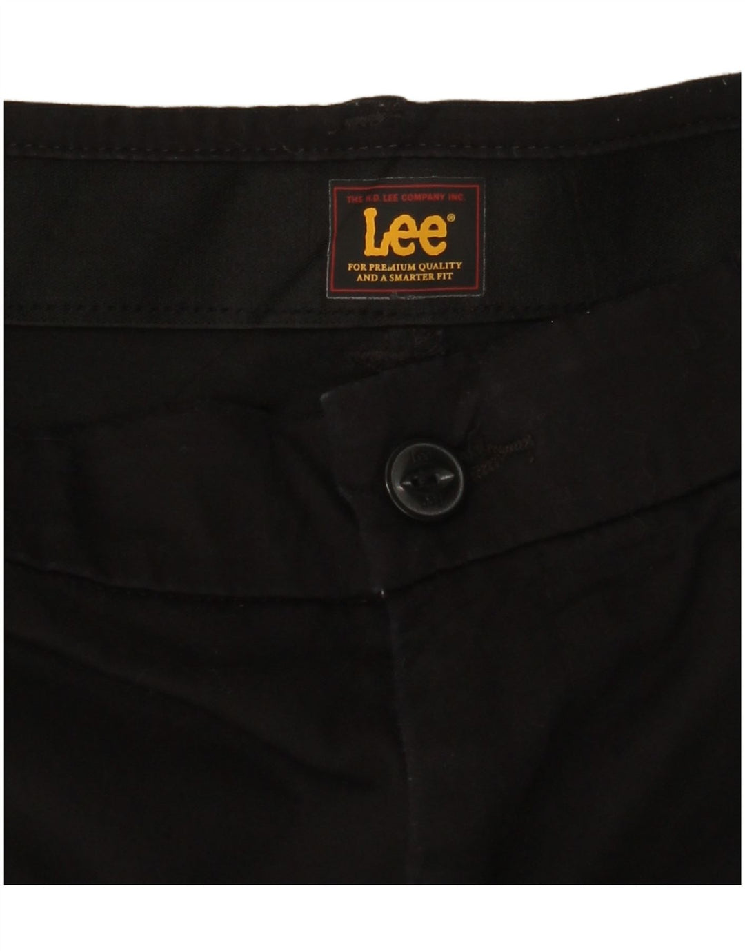 Γυναικείο ίσιο παντελόνι Chino LEE W30 L31 Μαύρο