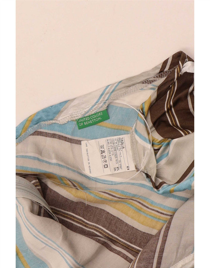 Γυναικεία ασύμμετρη φούστα Benetton IT 44 Medium W36 Πολύχρωμη ριγέ