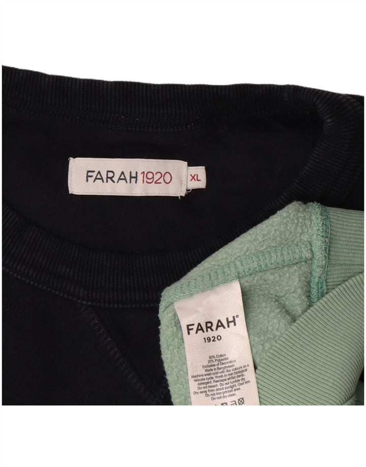Farah Ανδρικό φούτερ Jumper XL Πολύχρωμο βαμβακερό χρωμα