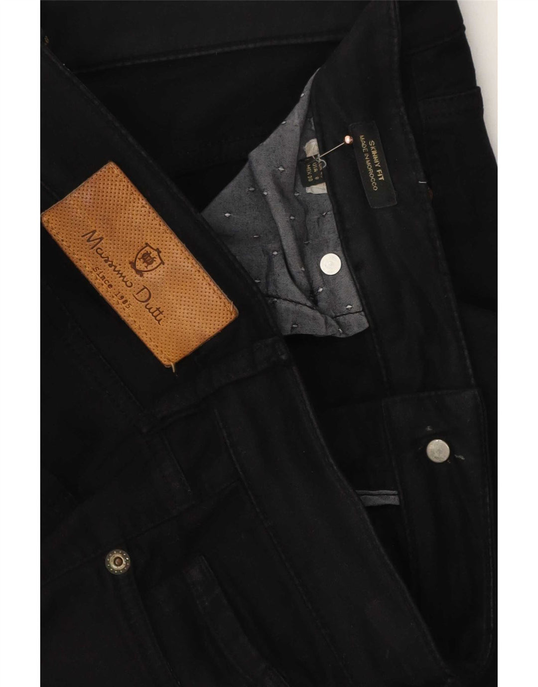 Massimo Dutti Γυναικείο Skinny Jeans EU 40 Medium W30 L29 Μαύρο