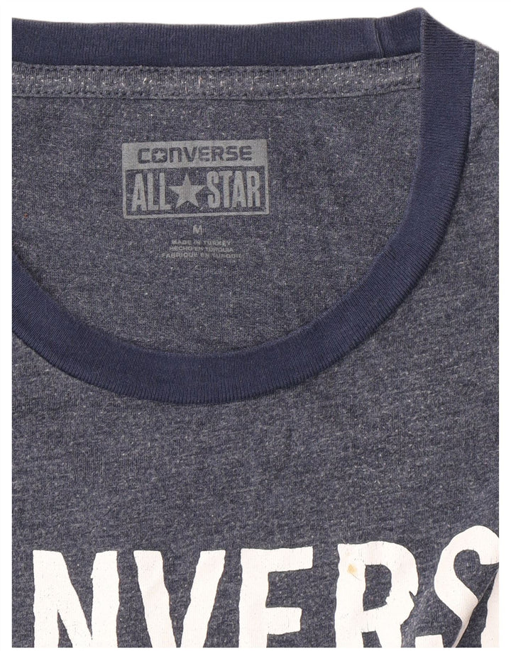 Ανδρικό γραφικό μπλουζάκι CONVERSE Top Medium Navy Blue