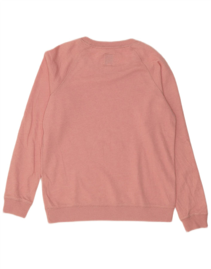 Jack Wills Γυναικεία Φούτερ Jumper UK 10 Small Pink Cotton