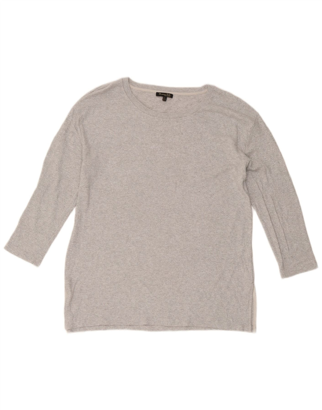Massimo Dutti Γυναικείο τοπ 3/4 μανίκι UK 16 Large Grey