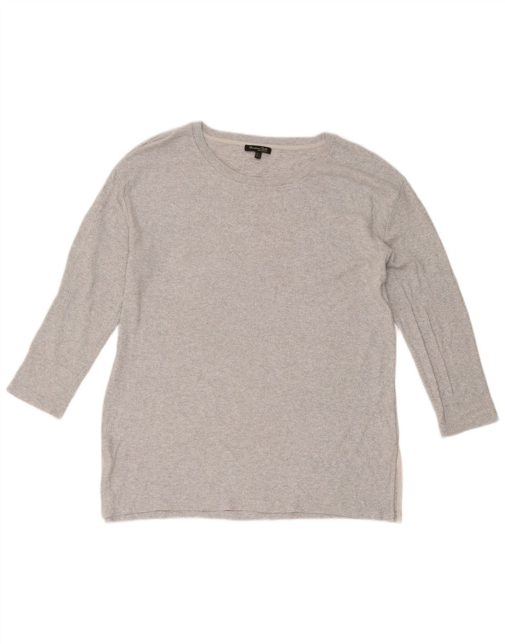 Massimo Dutti Γυναικείο τοπ 3/4 μανίκι UK 16 Large Grey