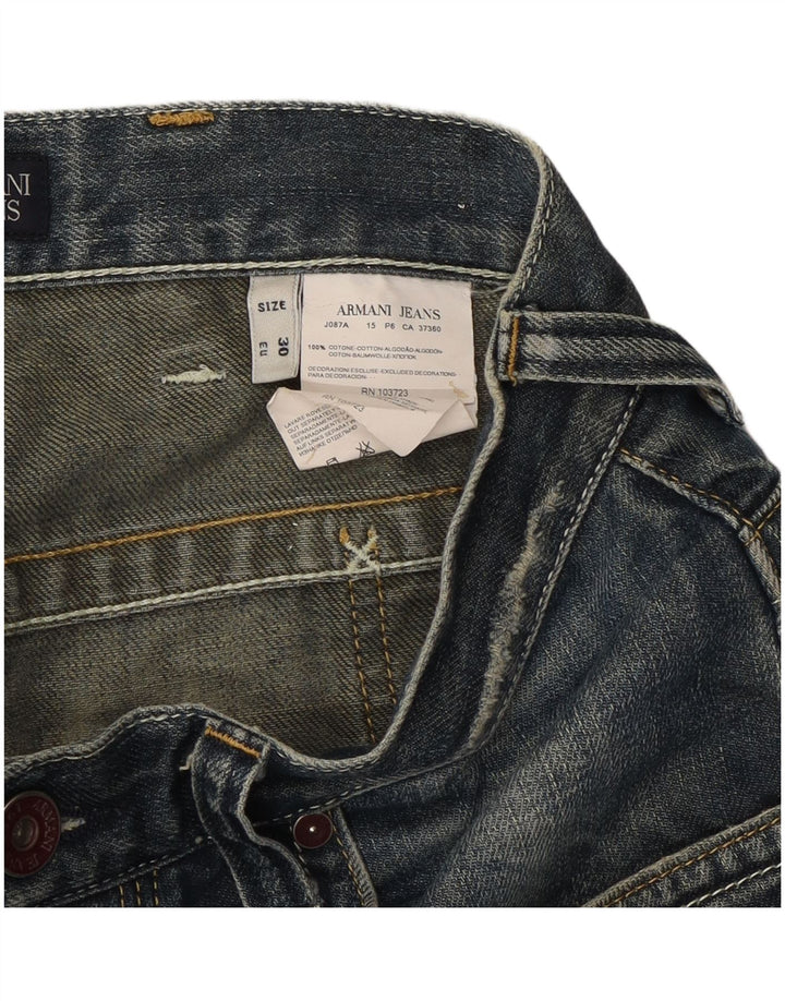 Armani Γυναικείο Bootcut Jeans W30 L32 Μπλε βαμβακερό