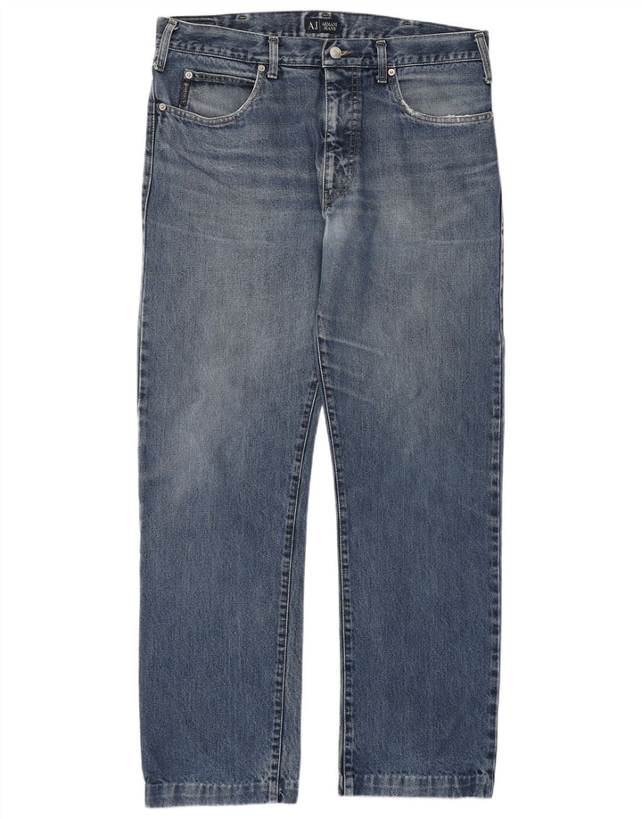 Armani Ανδρικό ίσιο τζιν W38 L31 Μπλε