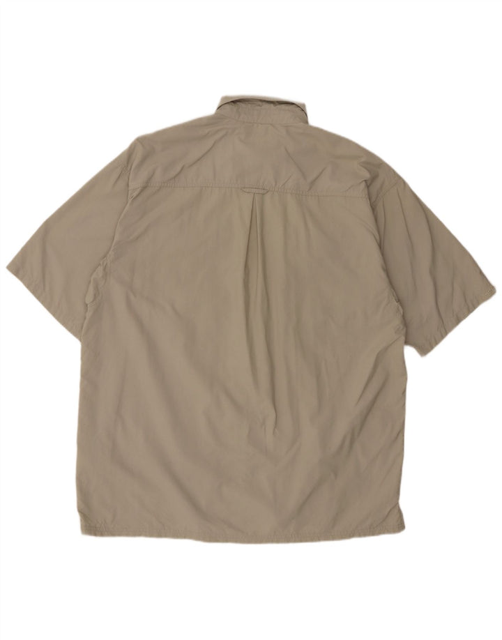 Ανδρικό κοντομάνικο πουκάμισο Columbia XL Khaki Nylon