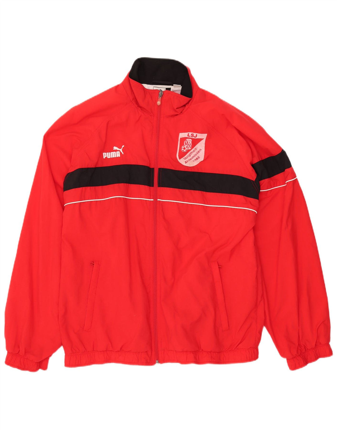 Ανδρική φόρμα φόρμας PUMA γραφικό Top Jacket μεγάλο κόκκινο πολυεστέρα