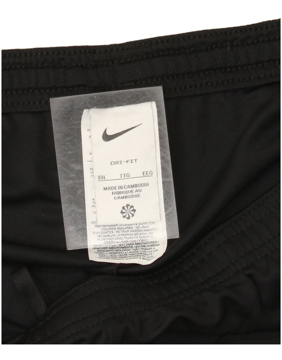 Ανδρικό αθλητικό σορτς NIKE Dri Fit 2XL μαύρο πολυεστέρα