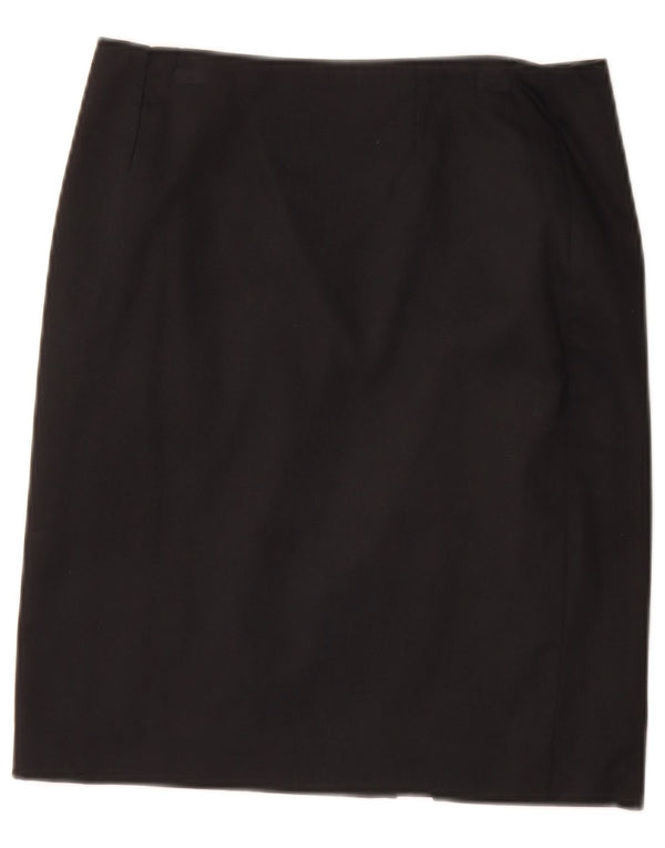 Νέα Γυναικεία ίσια φούστα Penny IT 40 Small W26 Μαύρη Βαμβακερή
