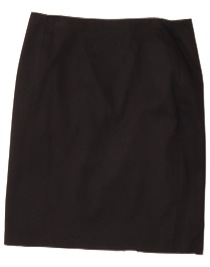 Νέα Γυναικεία ίσια φούστα Penny IT 40 Small W26 Μαύρη Βαμβακερή