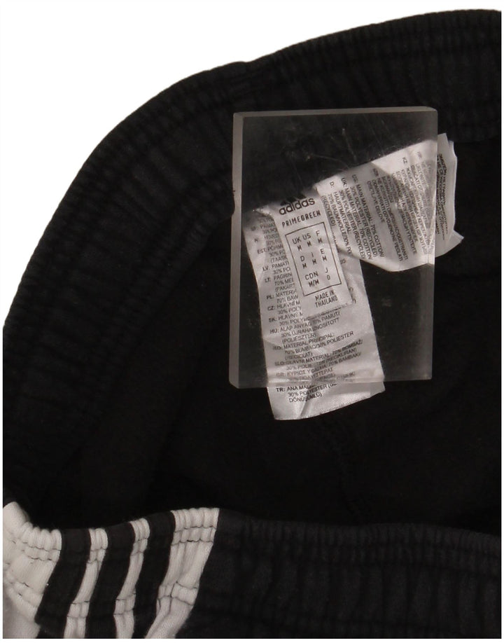 Ανδρική αθλητική φόρμα ADIDAS Παντελόνι μεσαίο μαύρο βαμβακερό