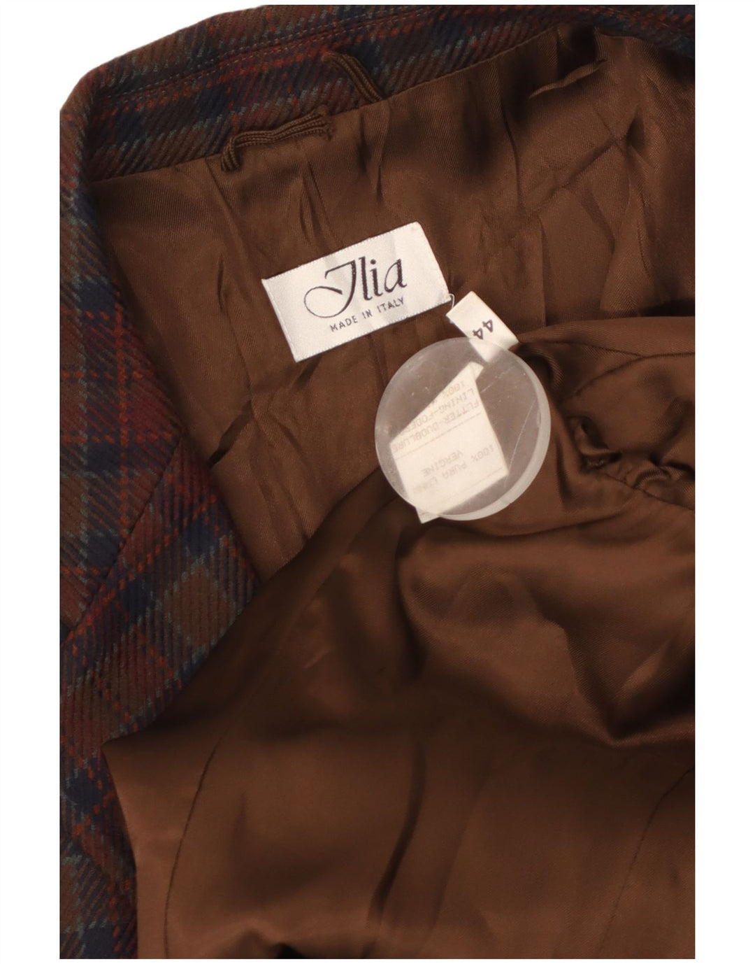 VINTAGE Γυναικείο σακάκι με 2 κουμπιά σακάκι IT 44 Μεσαίο καφέ, παρθένο μαλλί