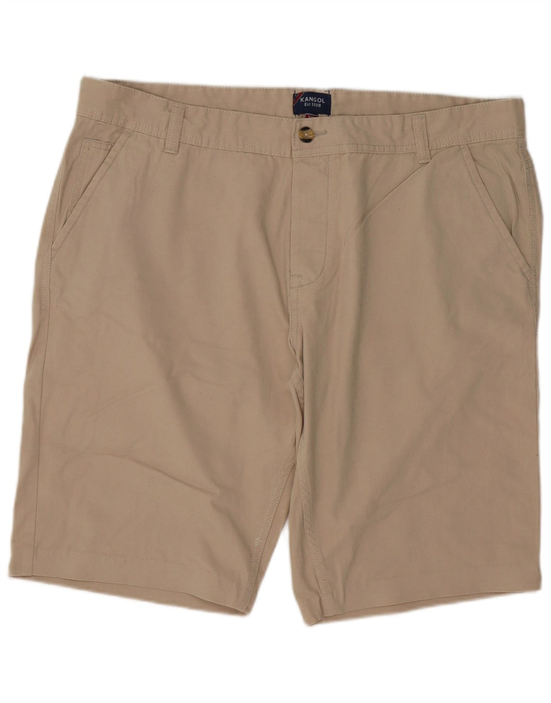 Ανδρικό σορτς Chino KANGOL 2XL W42 Μπεζ βαμβακερό