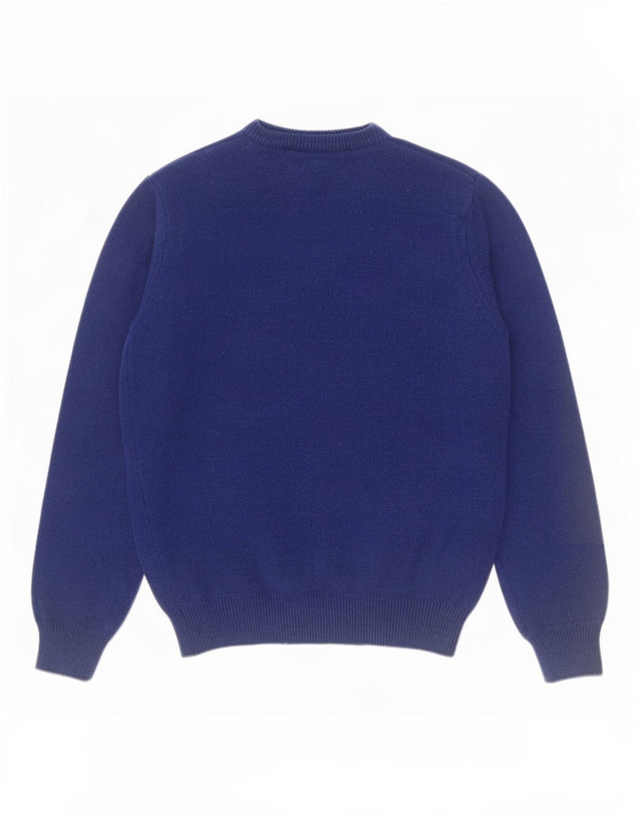 Ανδρικό πουλόβερ Rifle Crew Neck Jumper Medium Blue Wool