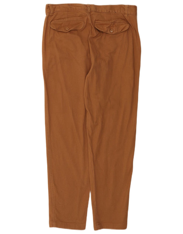 Γαλλικό Connection Ανδρικό ίσιο παντελόνι Chino W32 L27 Καφέ βαμβακερό