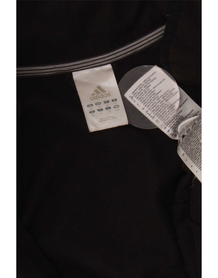 Adidas Γυναικείο Fleece Jacket UK 14 Medium Black Polyester