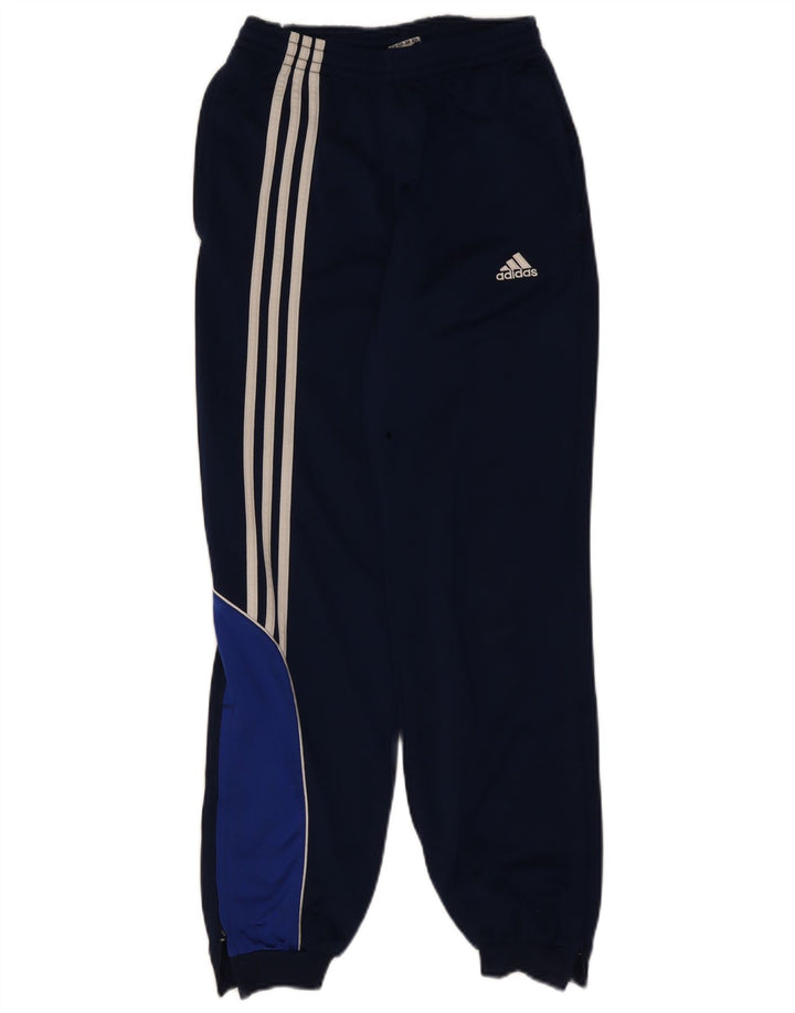 Παντελόνι αθλητικής φόρμας Adidas Boys 13-14 ετών Navy Blue Colorblock Polyester