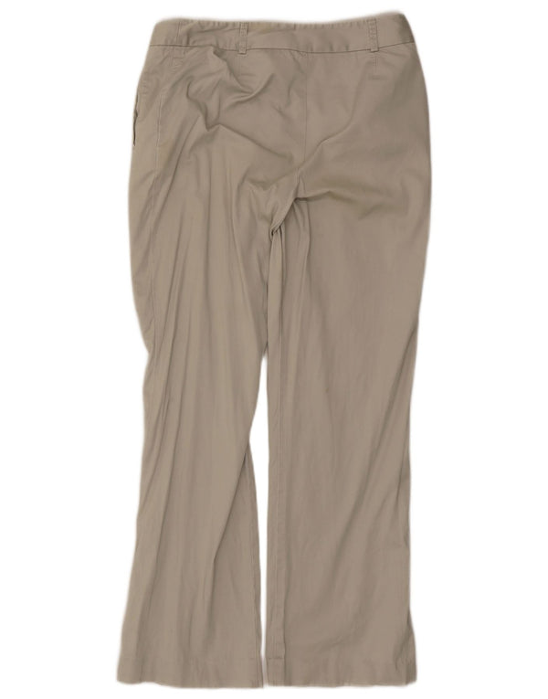 Marks & Spencer Γυναικείο ίσιο casual παντελόνι UK 12 Medium W30 L30 Beige