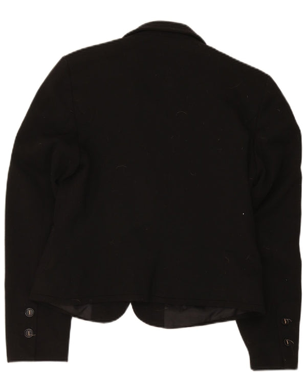 Marks & Spencer Γυναικείο μπουφάν blazer UK 12 μεσαίου μαύρου πολυεστέρα