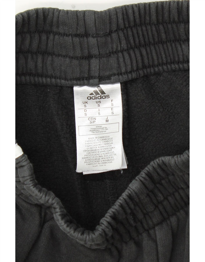 Ανδρική φόρμα ADIDAS Παντελόνι Joggers Μικρό μαύρο βαμβακερό