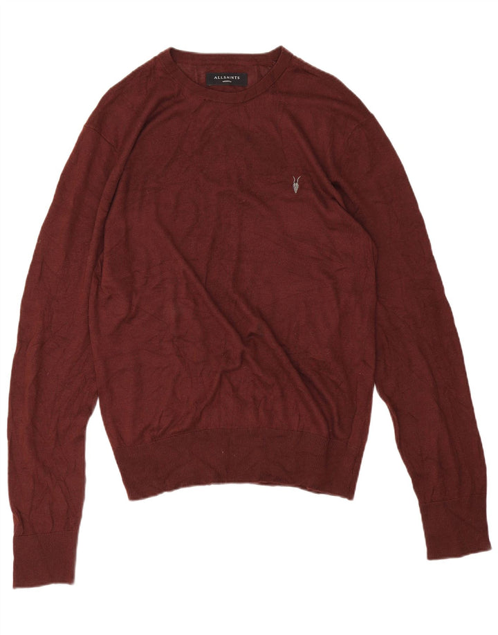 Ανδρικό πουλόβερ All Saints Boat Neck Jumper Μεσαίο Καφέ