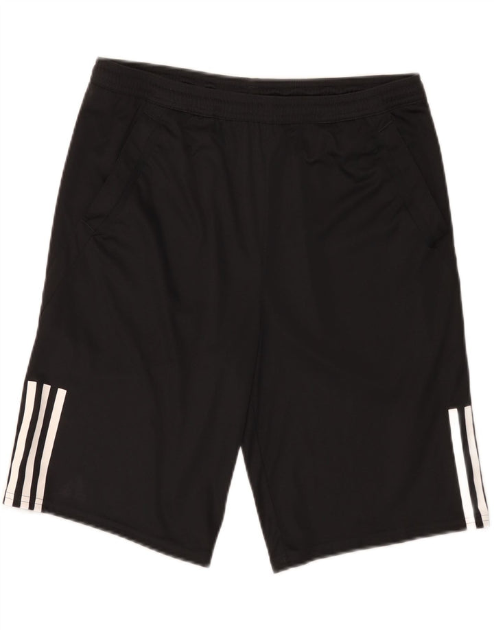 Adidas Boys Sport σορτς 15-16 ετών μαύρο πολυεστέρα