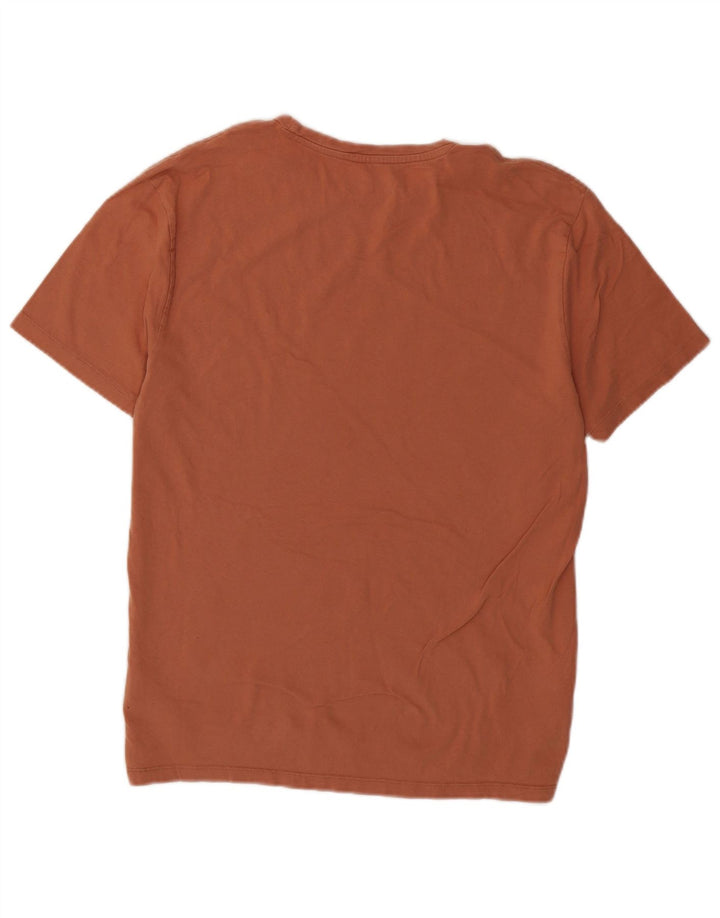 Ανδρικό T-Shirt All Saints Top μεγάλο καφέ βαμβακερό