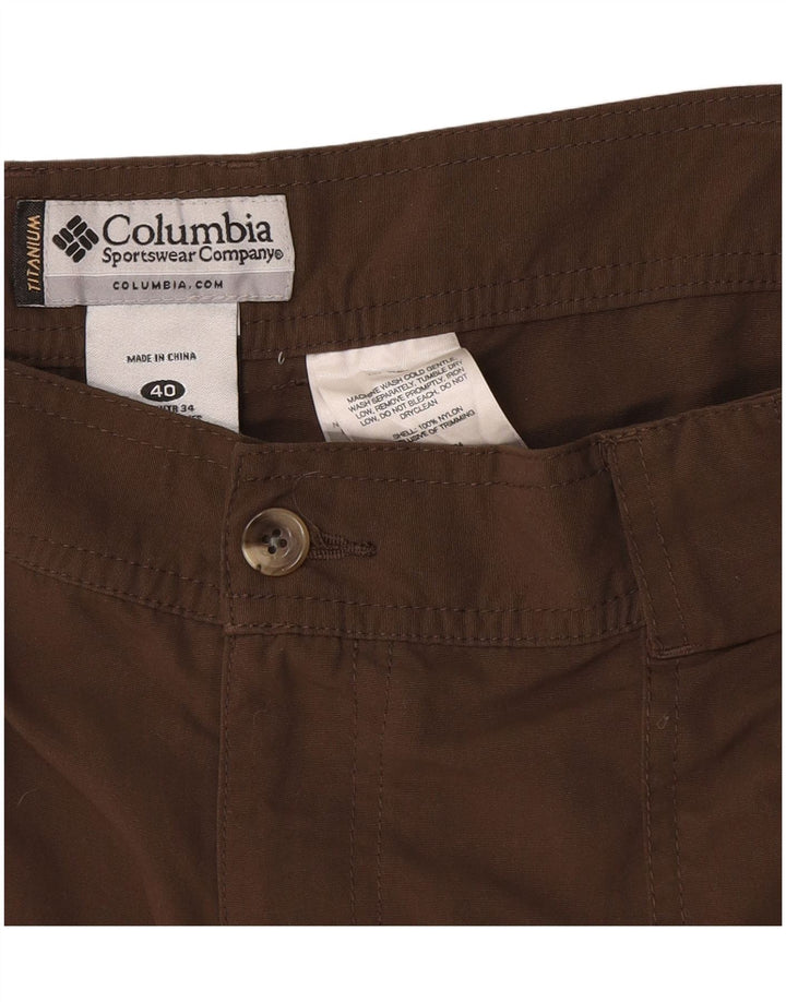 Ανδρικό σορτς Cargo Columbia W40 XL καφέ νάιλον