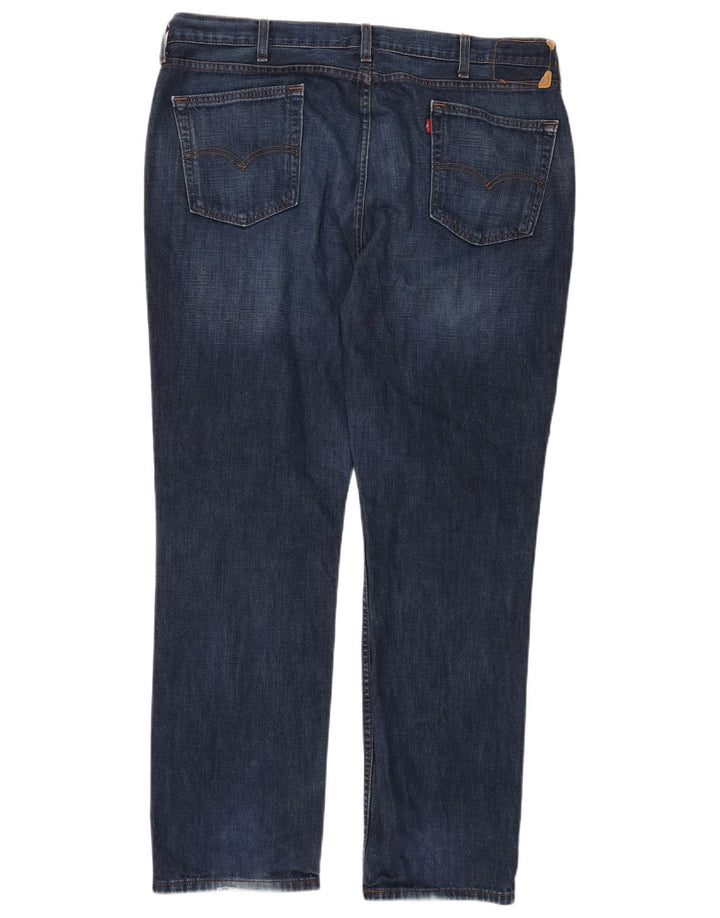 Ανδρικό τζιν LEVI'S Slim W40 L32 Navy Blue Cotton