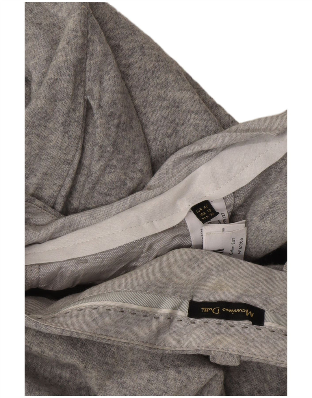 MASSIMO DUTTI Γυναικείο κομμένο παντελόνι EU 42 Large W32 L25 Γκρι