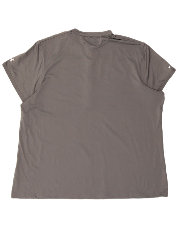 Under Armour Γυναικείο Heat Gear T-Shirt Top UK 22 3XL Γκρι