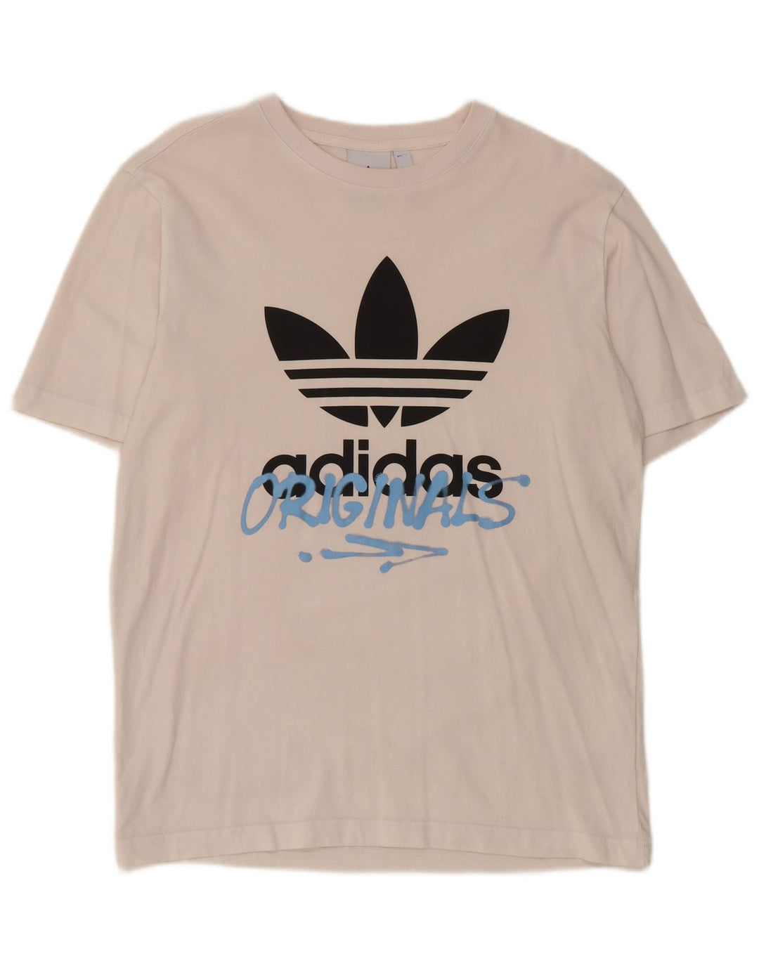 Ανδρικό γραφικό T-Shirt Adidas Top Μικρό λευκό βαμβακερό