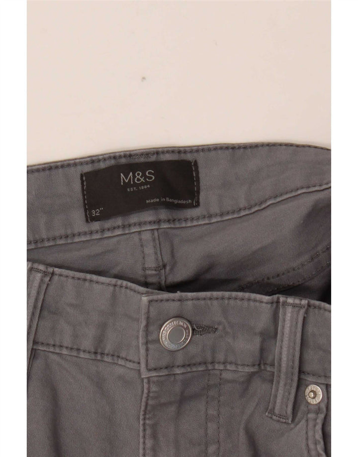 Ανδρικό σορτς Casual Marks & Spencer W32 Βαμβακερό μεσαίο γκρι