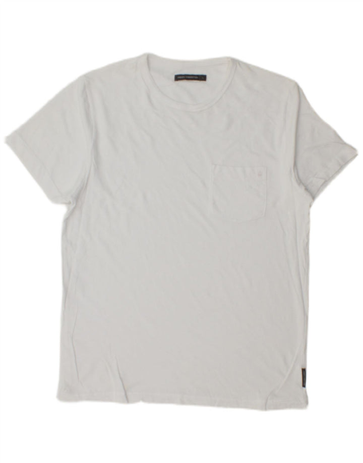 ΓΑΛΛΙΚΗ ΣΥΝΔΕΣΗ Ανδρικό T-Shirt Top Large Λευκό