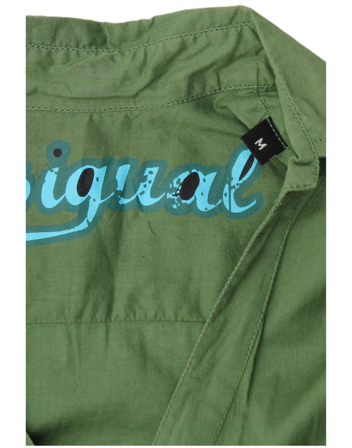 Γυναικείο πουκάμισο Desigual Graphic UK 12 Μεσαίο πράσινο φλοράλ βαμβακερό