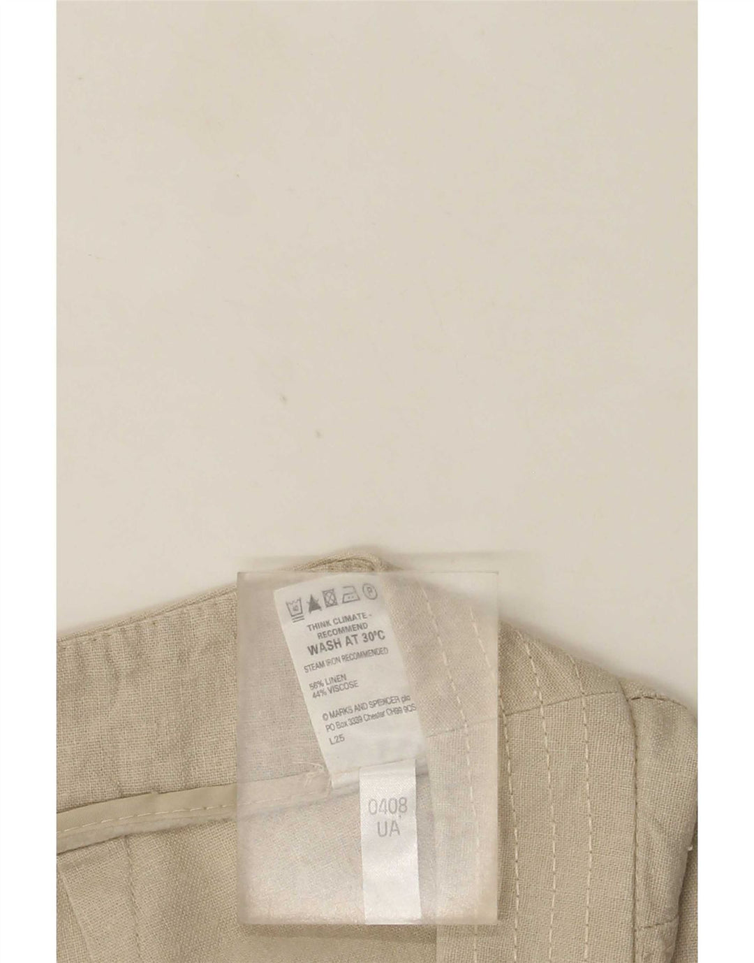 Marks & Spencer Γυναικεία Bootcut Casual Παντελόνι UK 12 Medium W30 L31 Beige