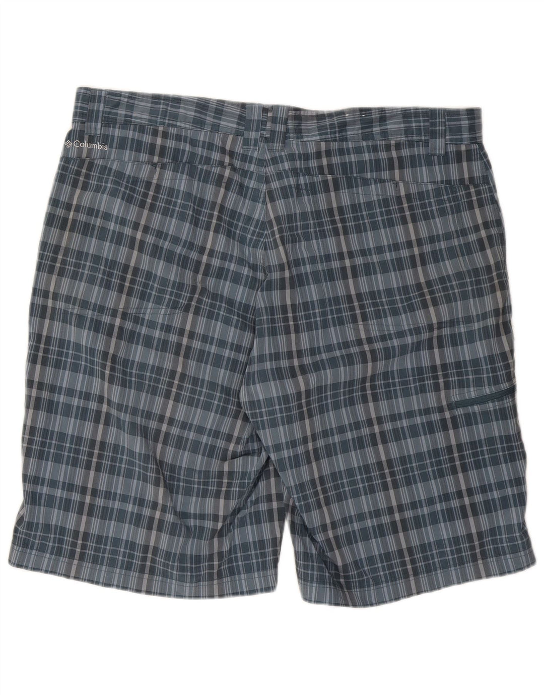 Ανδρικό σορτς Cargo Columbia W40 XL Blue Check Polyester