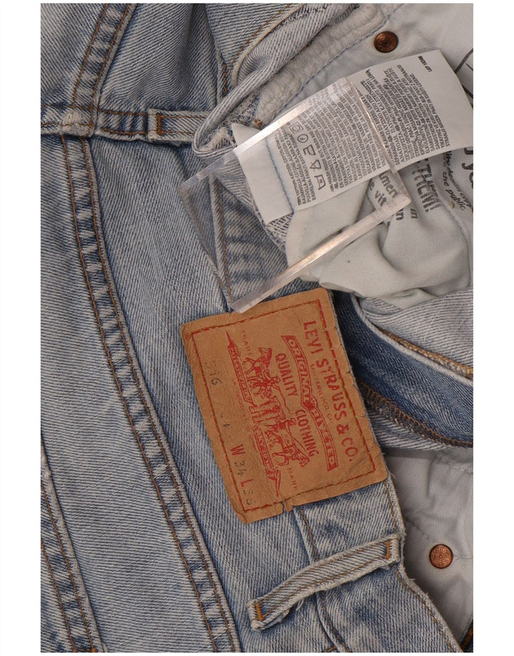 Levi's Womens 516 Bootcut Jeans W34 L36 Blue Cotton